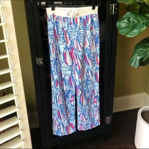 Lilly Pulitzer Red Right Return Palazzo